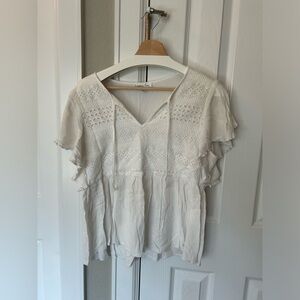 Grace & Lace flowy gauze top